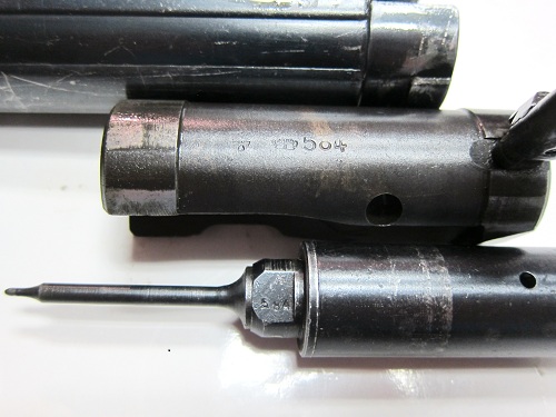 9 MP40 584 Bolt and Firing Pin assembly serial numbers - E